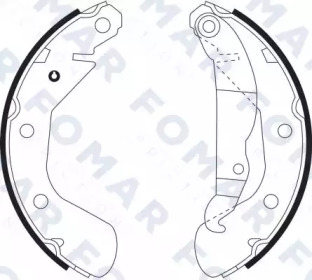 Комлект тормозных накладок FOMAR Friction FO 9100